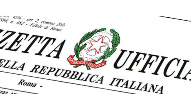 Gazzetta Ufficiale n. 76 Archivi Uniceb